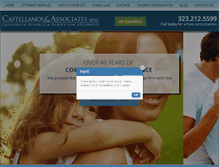 Tablet Screenshot of castellanosfamilylaw.com